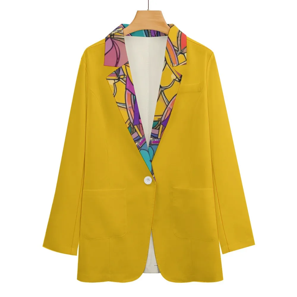 Abstract Urbania Women's Casual Suit Jacket
