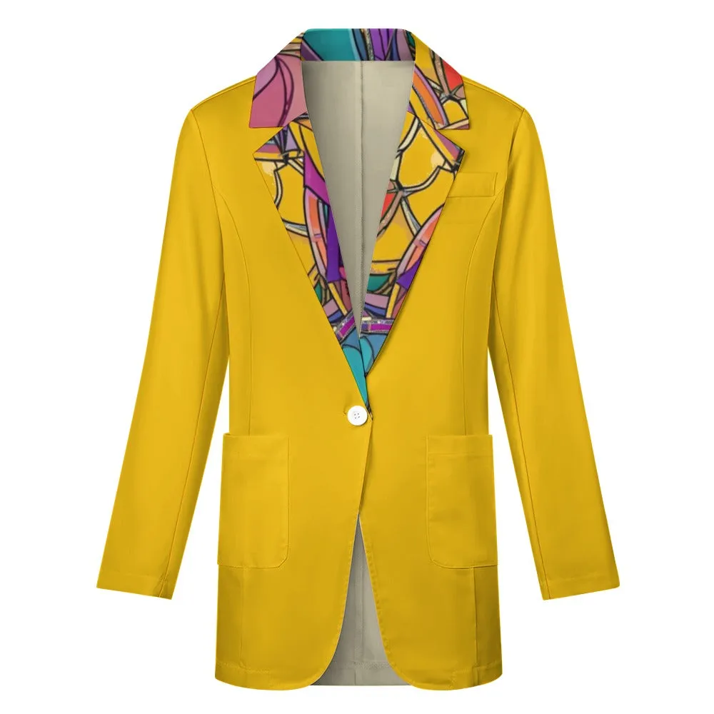 Abstract Urbania Women's Casual Suit Jacket