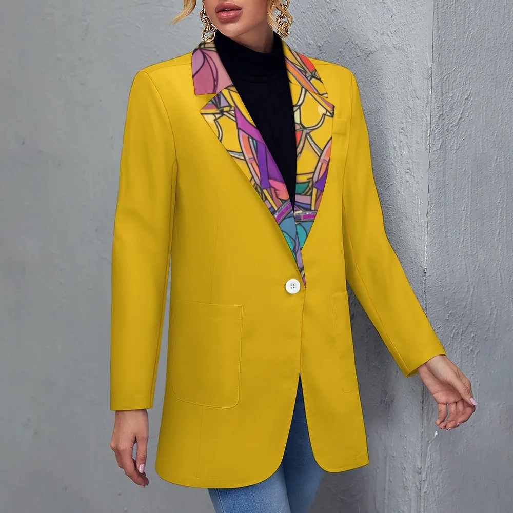 Abstract Urbania Women's Casual Suit Jacket