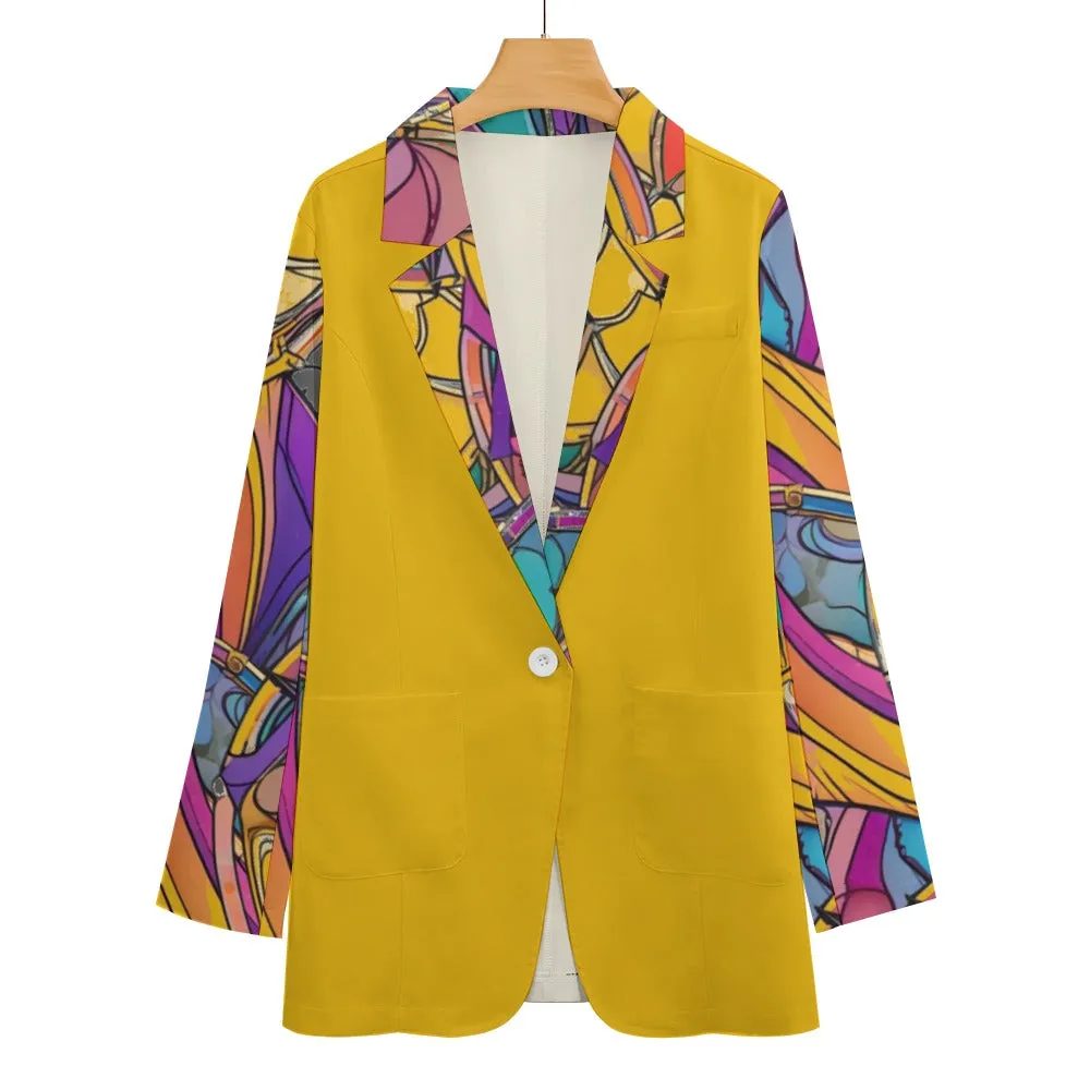 Abstract Urbania Women's Casual Suit Jacket