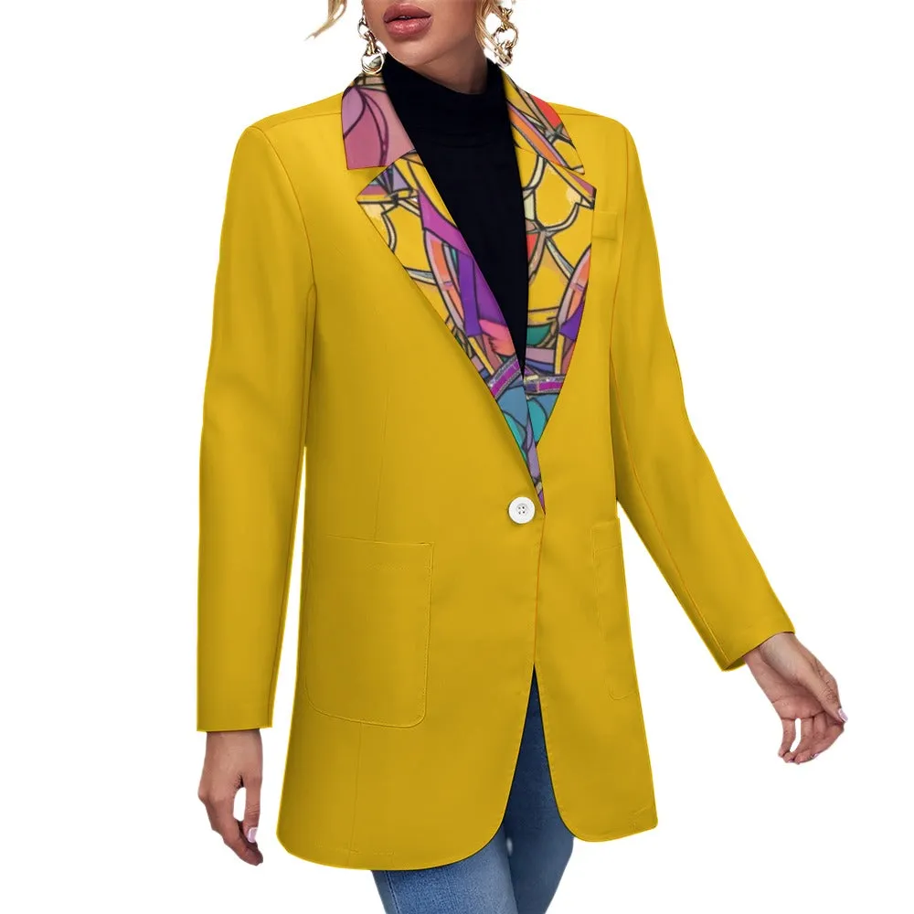 Abstract Urbania Women's Casual Suit Jacket