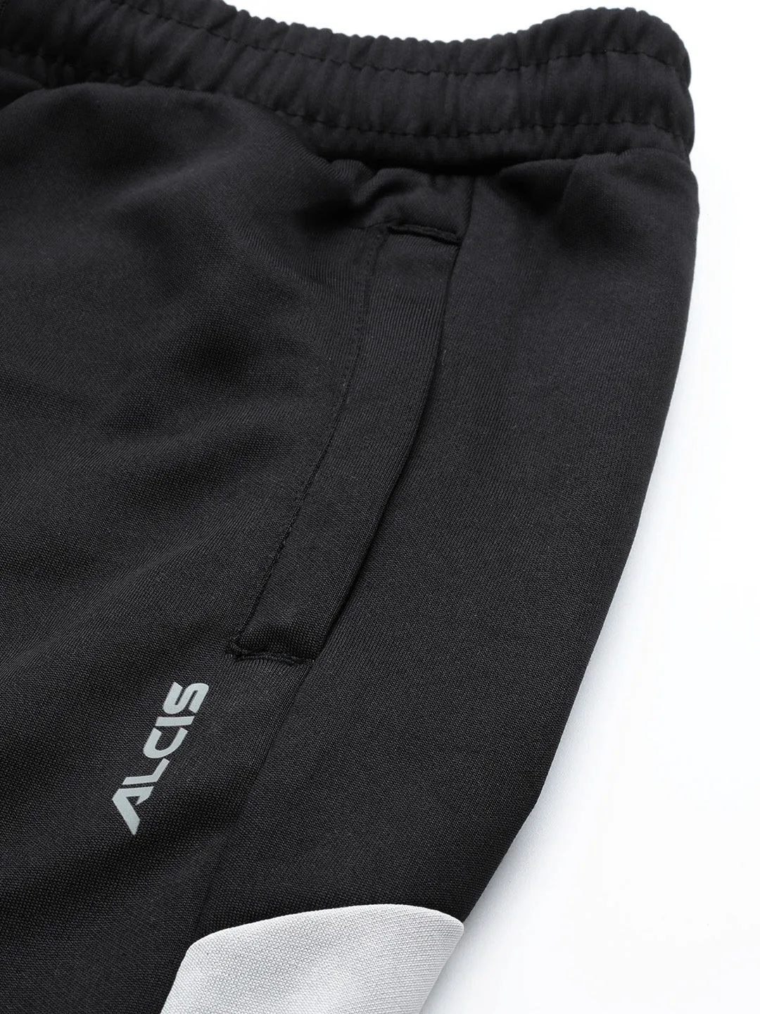 Alcis Men Self Design Slim-Fit Track Pants