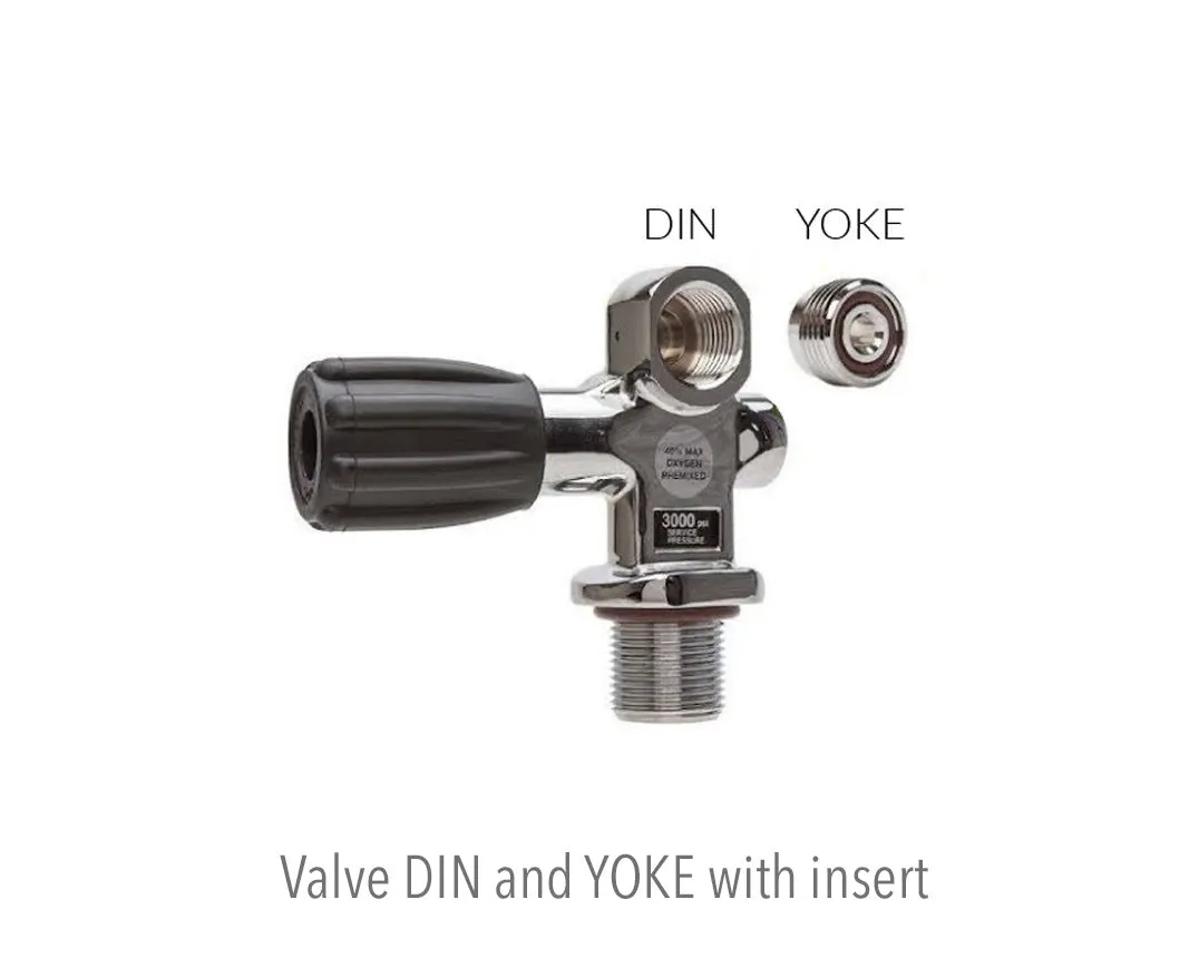 Aluminium Tank C-80 11.1 ltr (Din or K Valve)