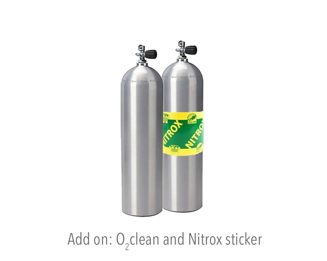Aluminium Tank C-80 11.1 ltr (Din or K Valve)