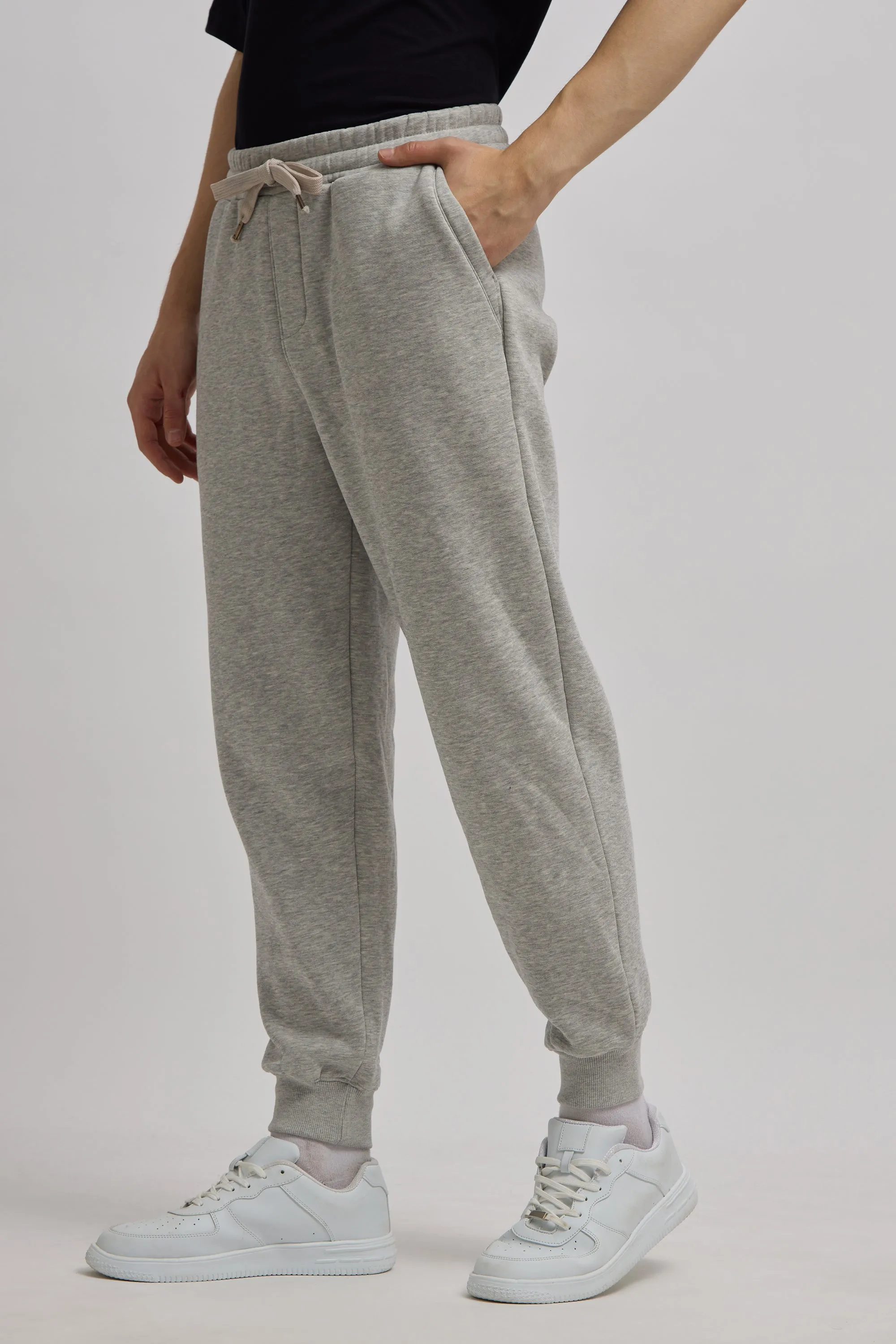 Amias - Track Suit With Cuff - Gray Melange
