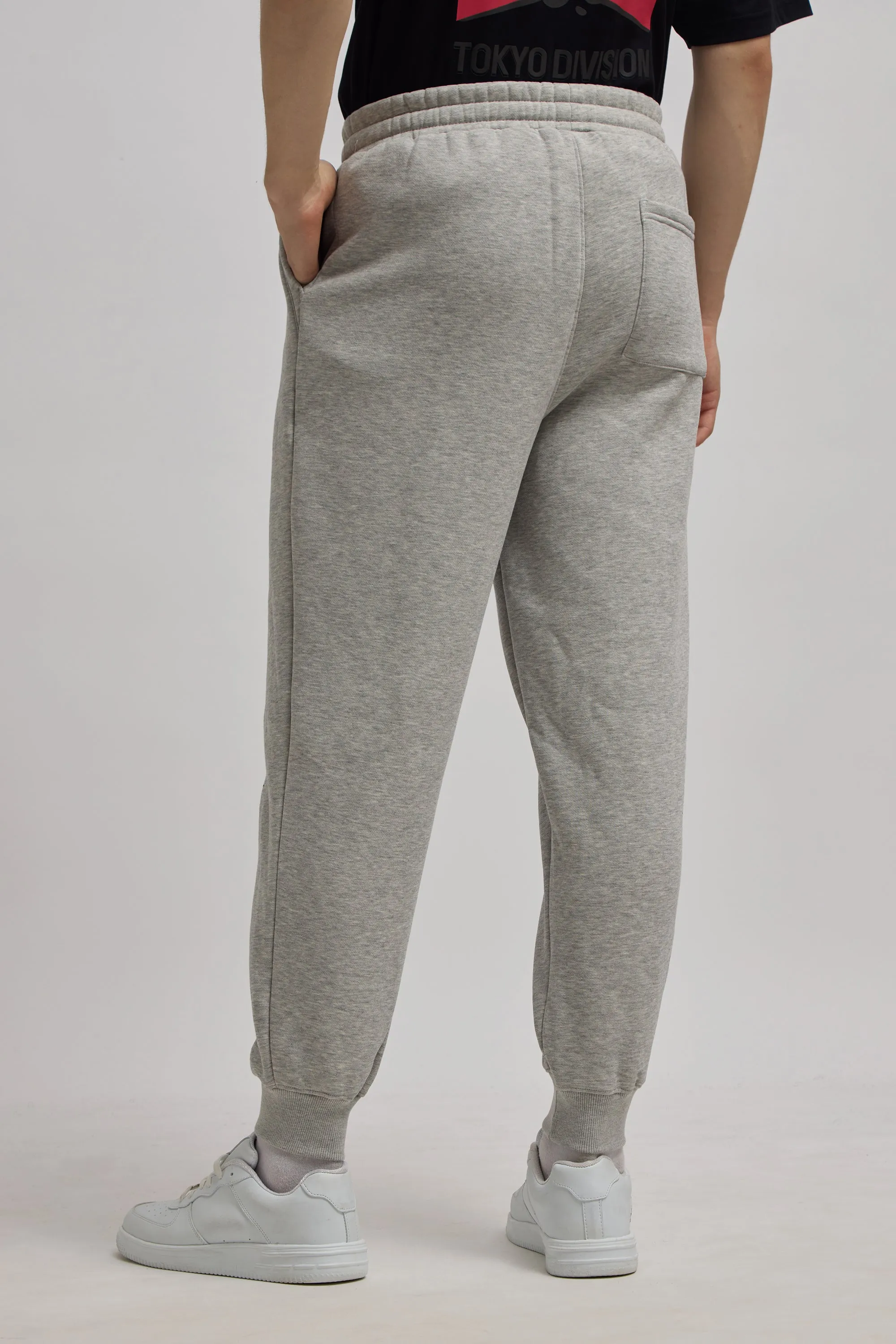 Amias - Track Suit With Cuff - Gray Melange