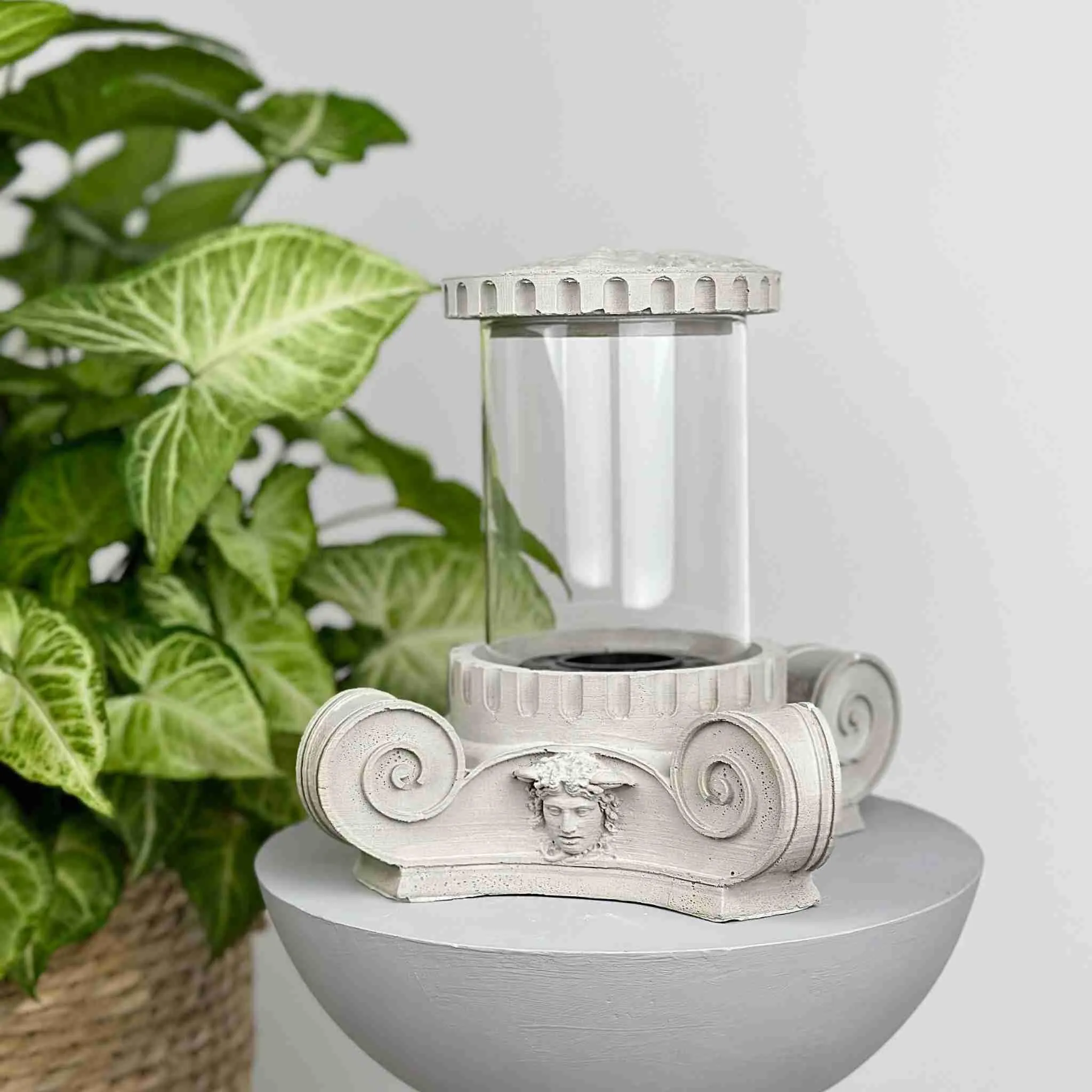 Ancient Column Bioethanol Fireplace