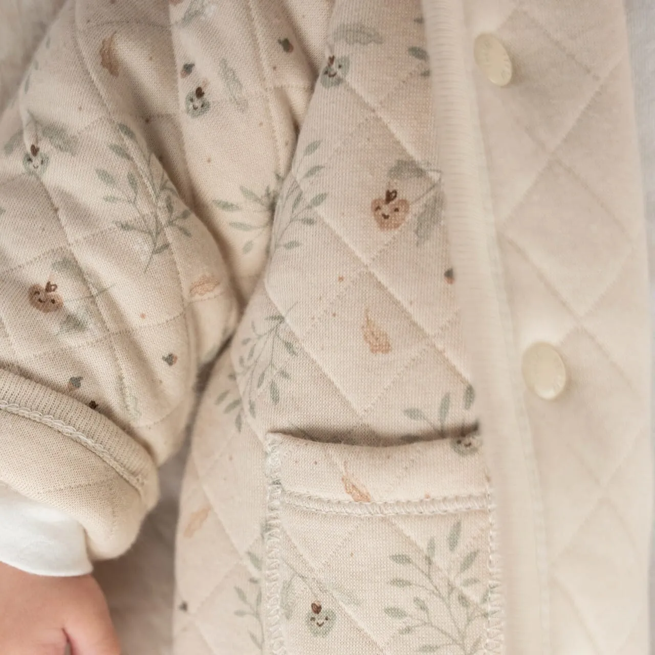 AUTUMN SWEETNESS - Reversible Quilted Sweet Apples Jacket
