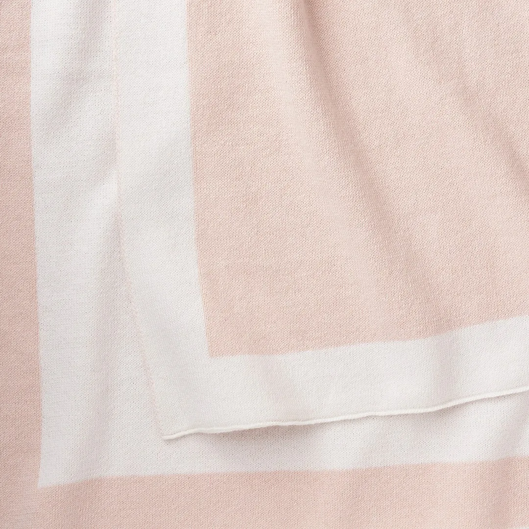 Blush Pink Cashmere Baby Blanket