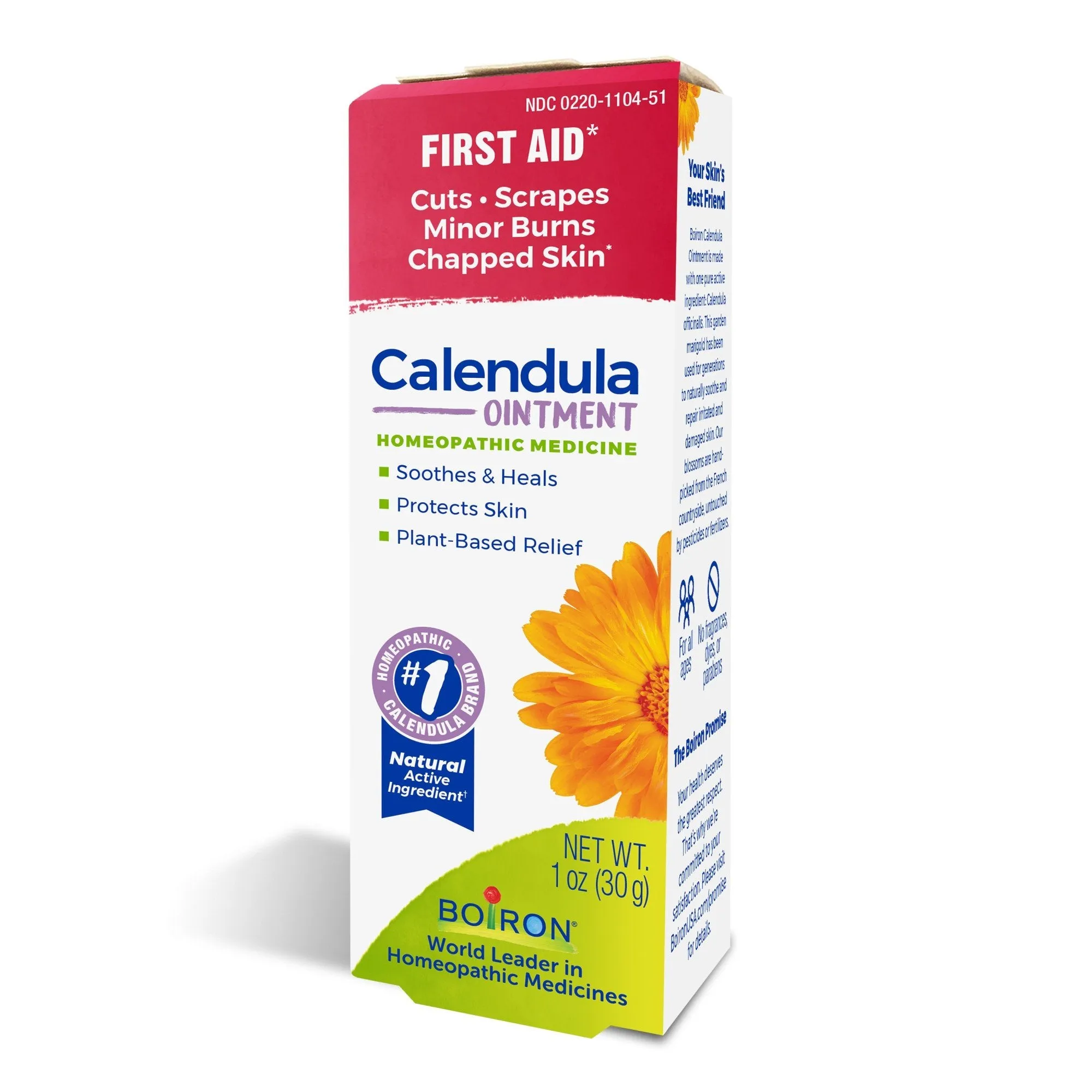 Boiron Calendula Ointment Homeopathic Medicine For First Aid 1 oz Ointment