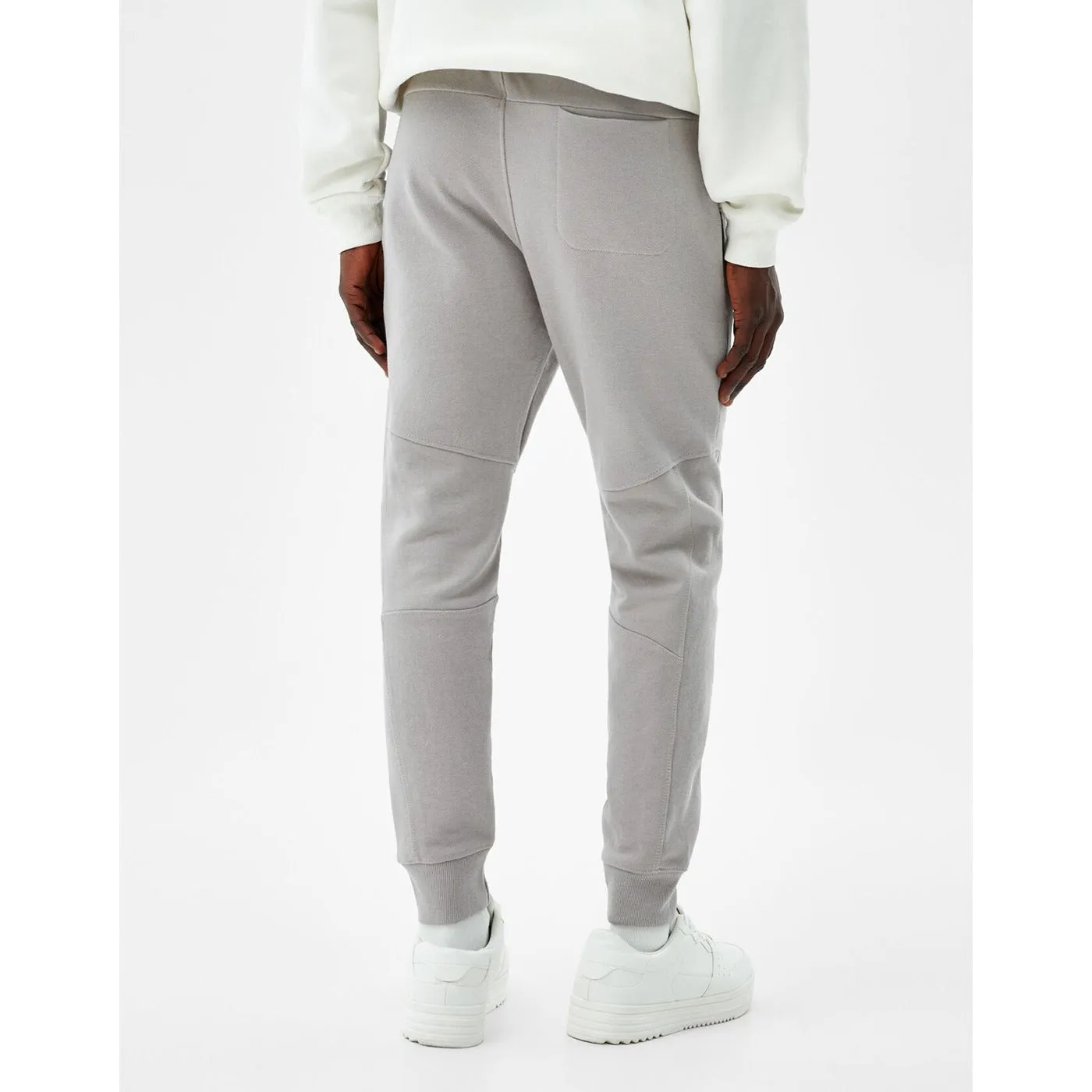 BSK Grey Slim fit piqué joggers