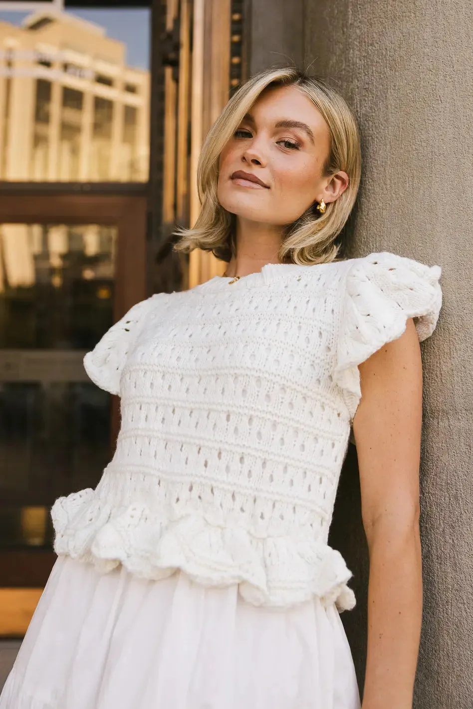 Carey Maxi Dress in Cream - FINAL SALE