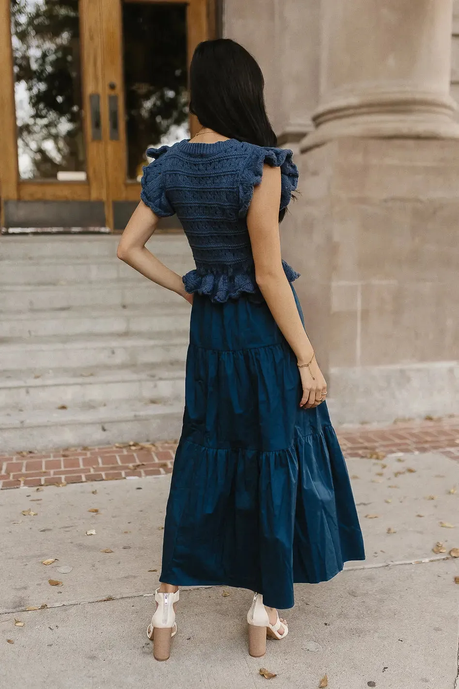 Carey Maxi Dress in Teal - FINAL SALE