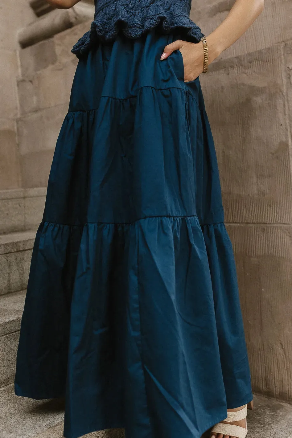 Carey Maxi Dress in Teal - FINAL SALE