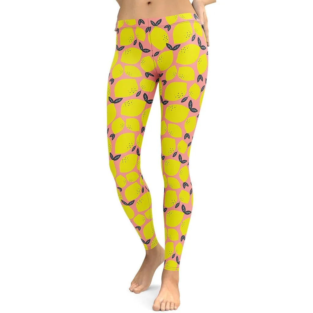 Cute Lemon Leggings