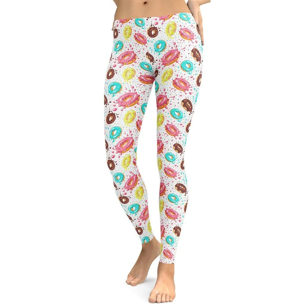 Doughnut Pattern Leggings