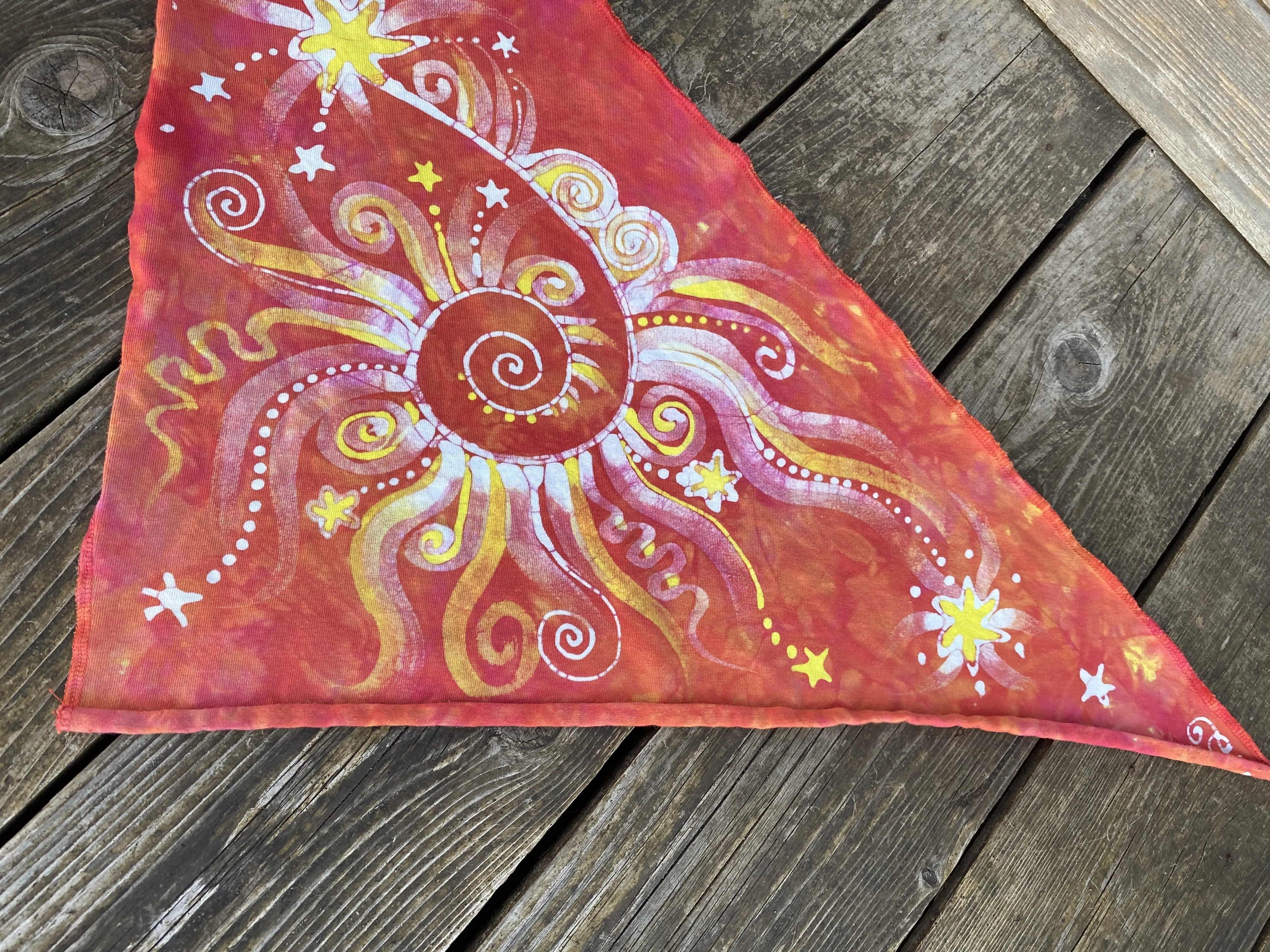 Fire On The Mountain Handmade Batik Bandana