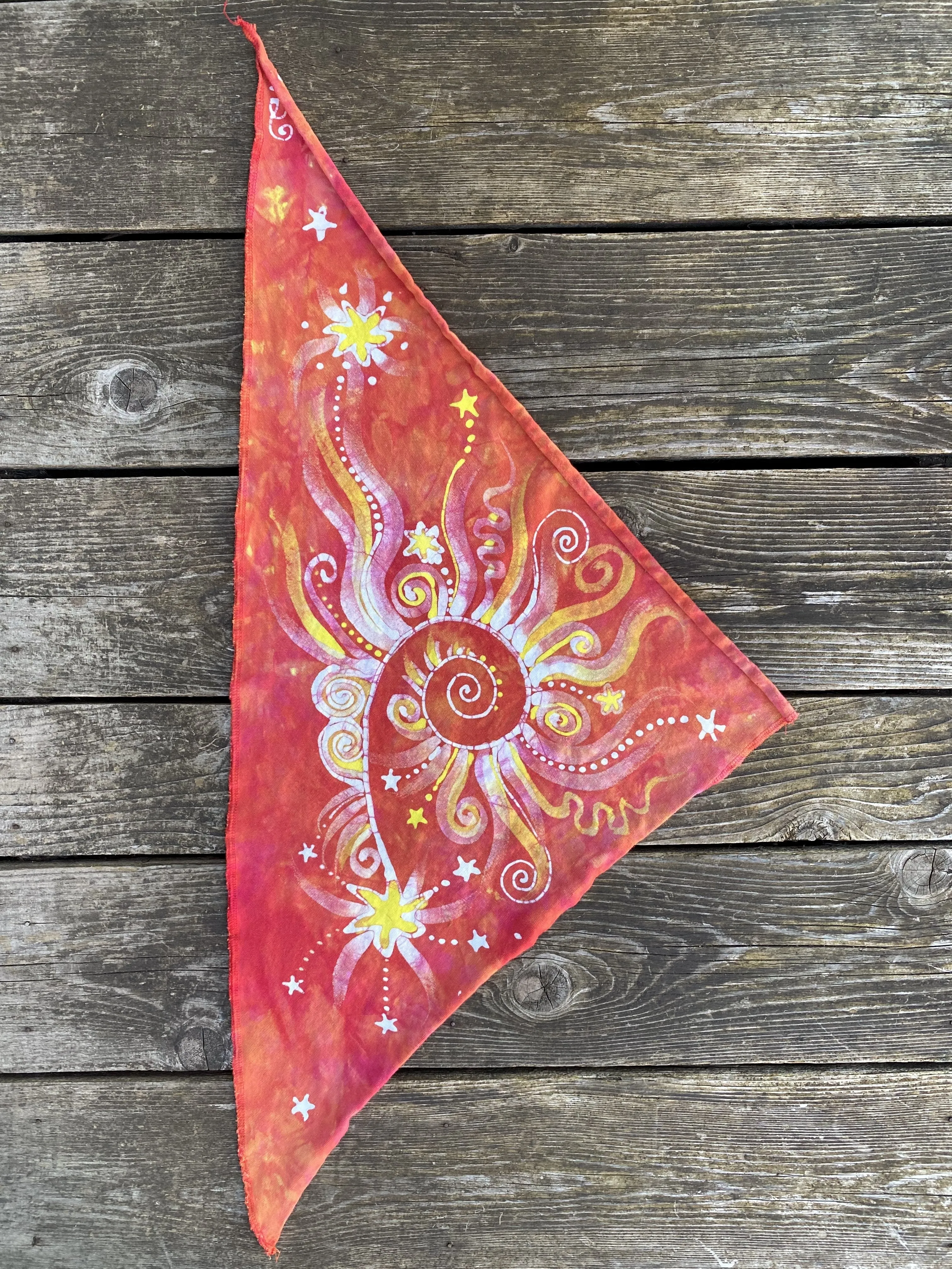 Fire On The Mountain Handmade Batik Bandana