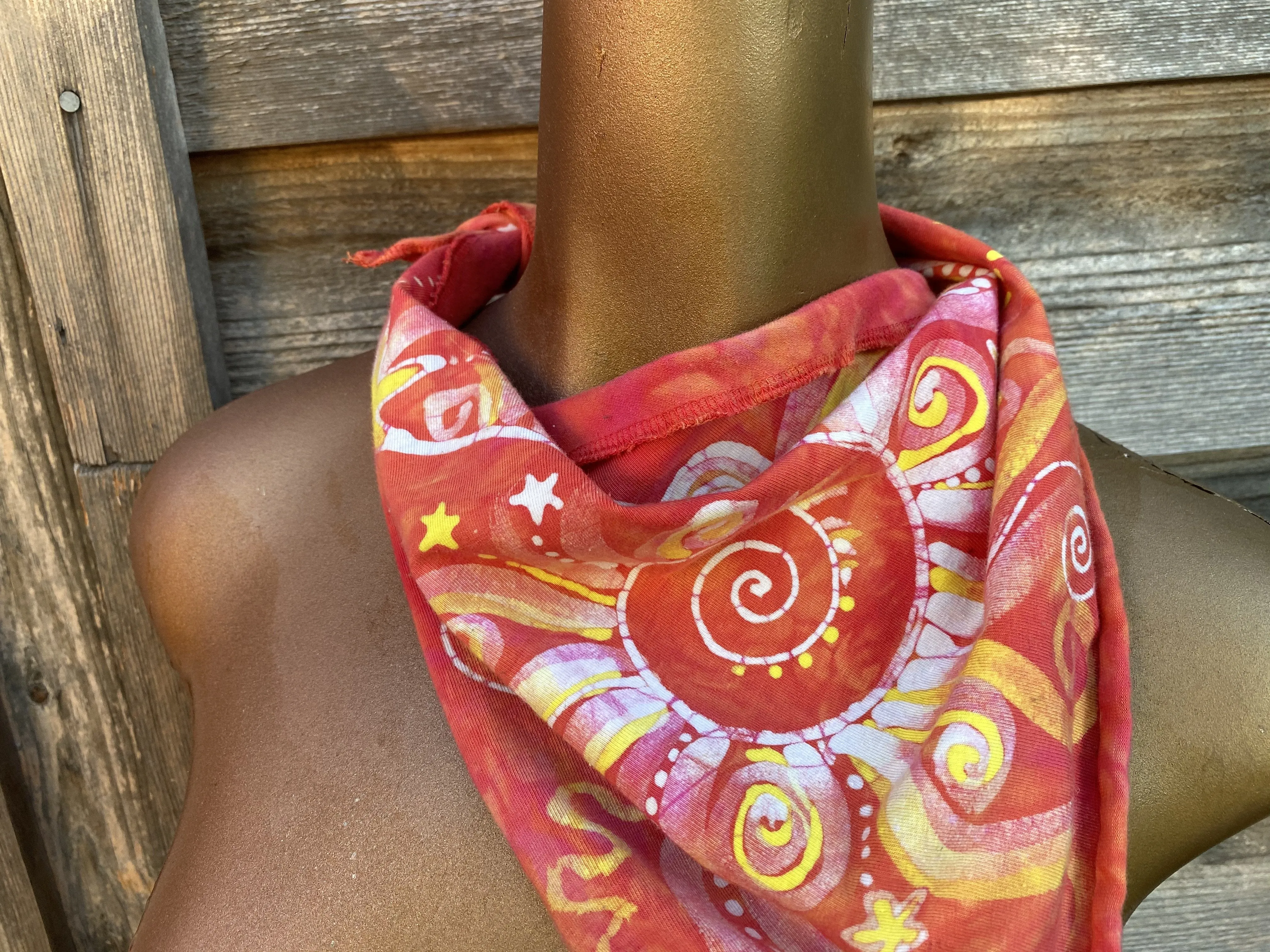 Fire On The Mountain Handmade Batik Bandana