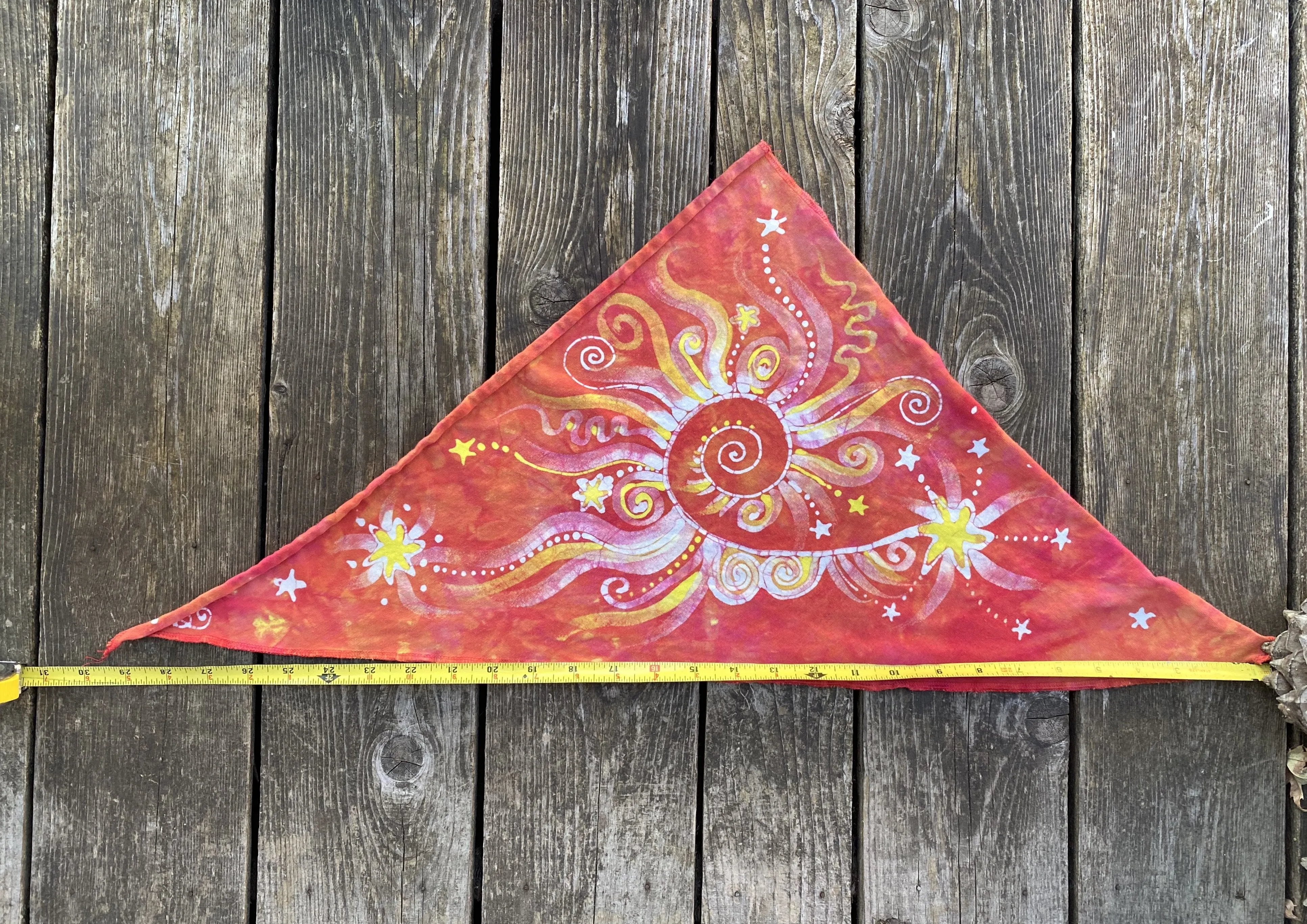Fire On The Mountain Handmade Batik Bandana