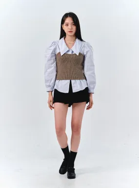 Front Wrap Mini Skort OO316