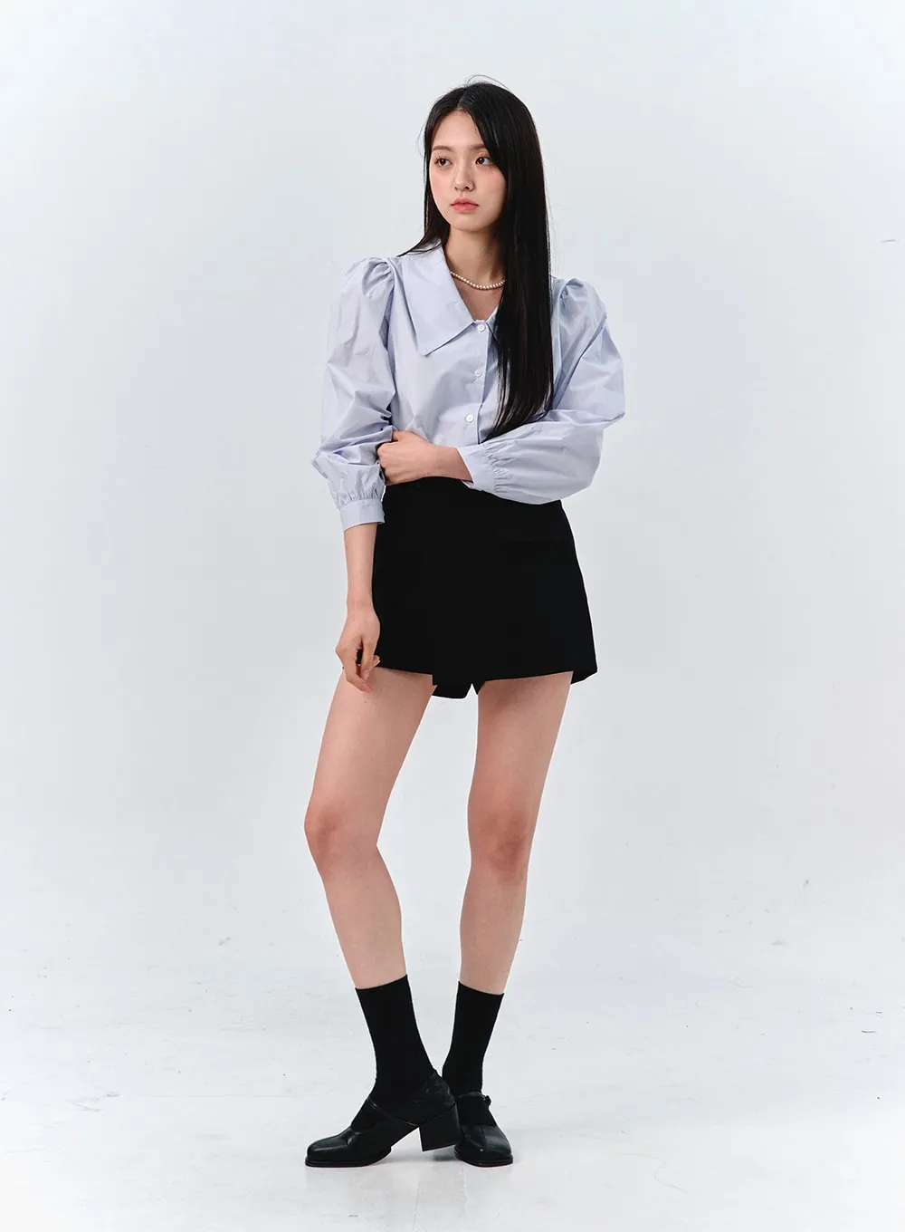 Front Wrap Mini Skort OO316