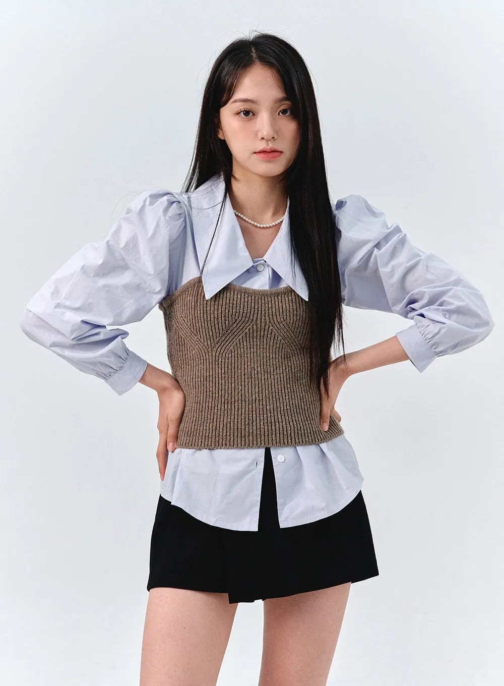 Front Wrap Mini Skort OO316