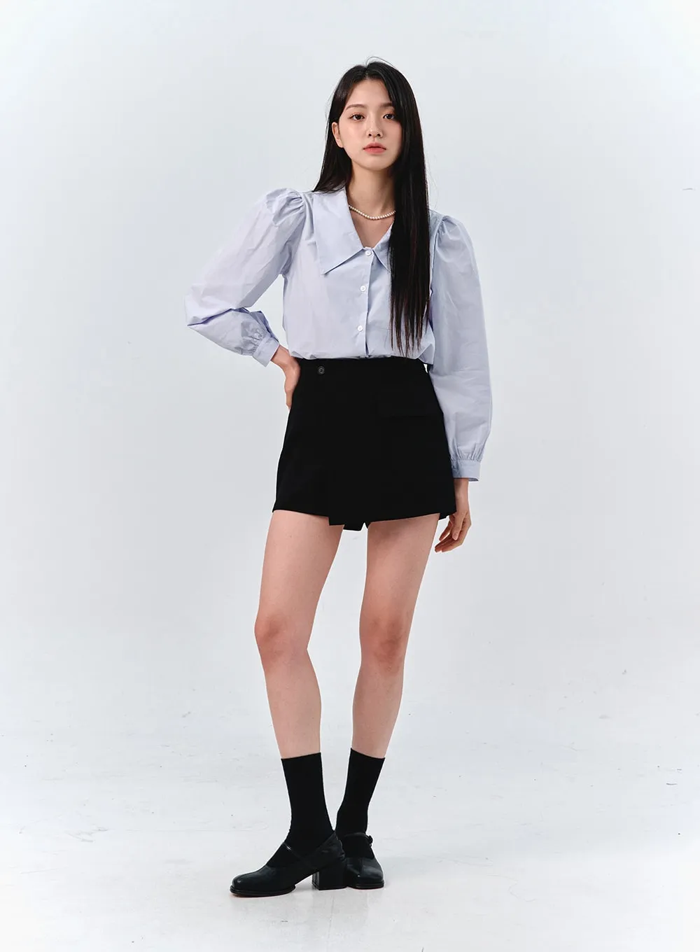 Front Wrap Mini Skort OO316