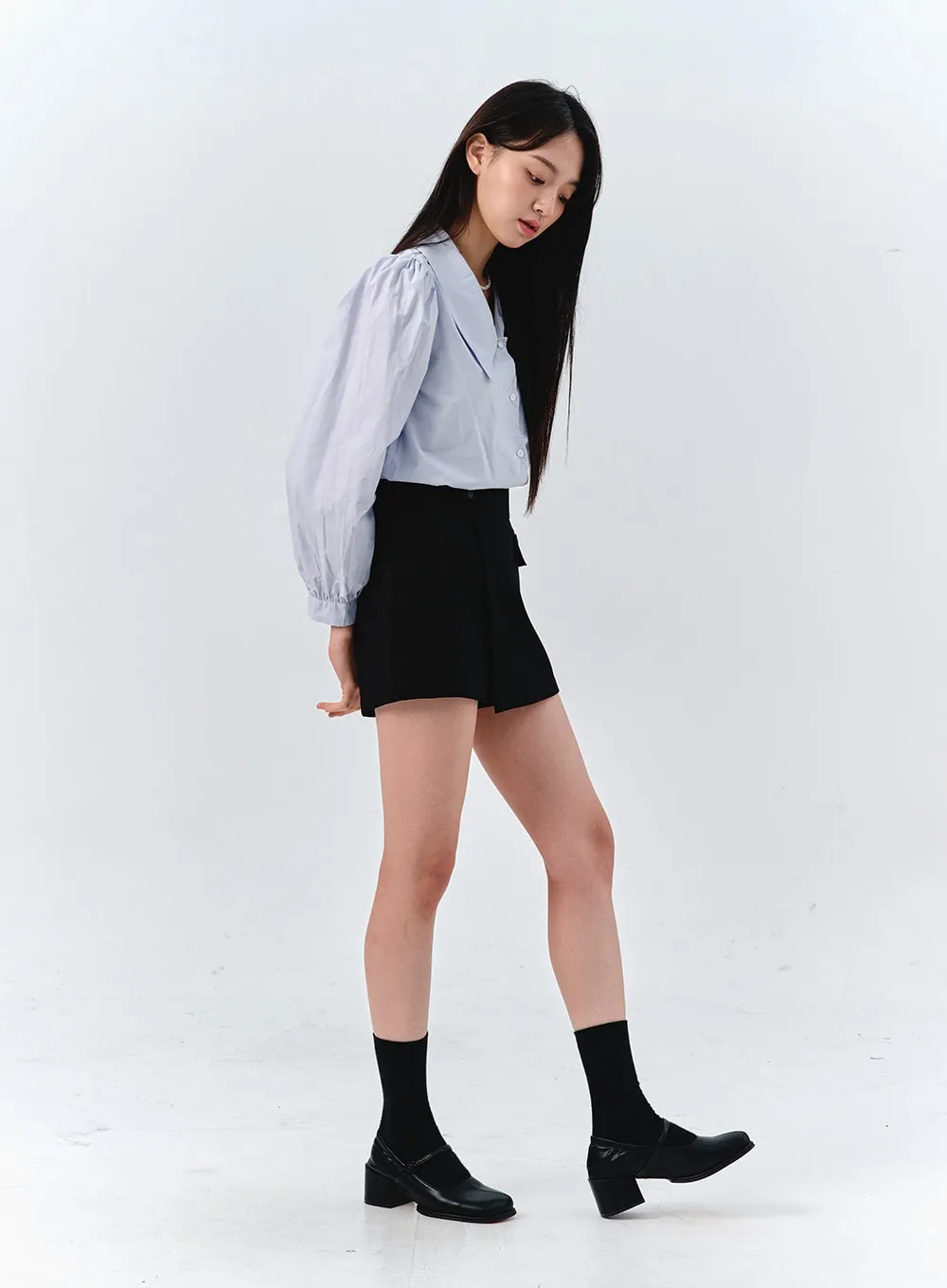 Front Wrap Mini Skort OO316