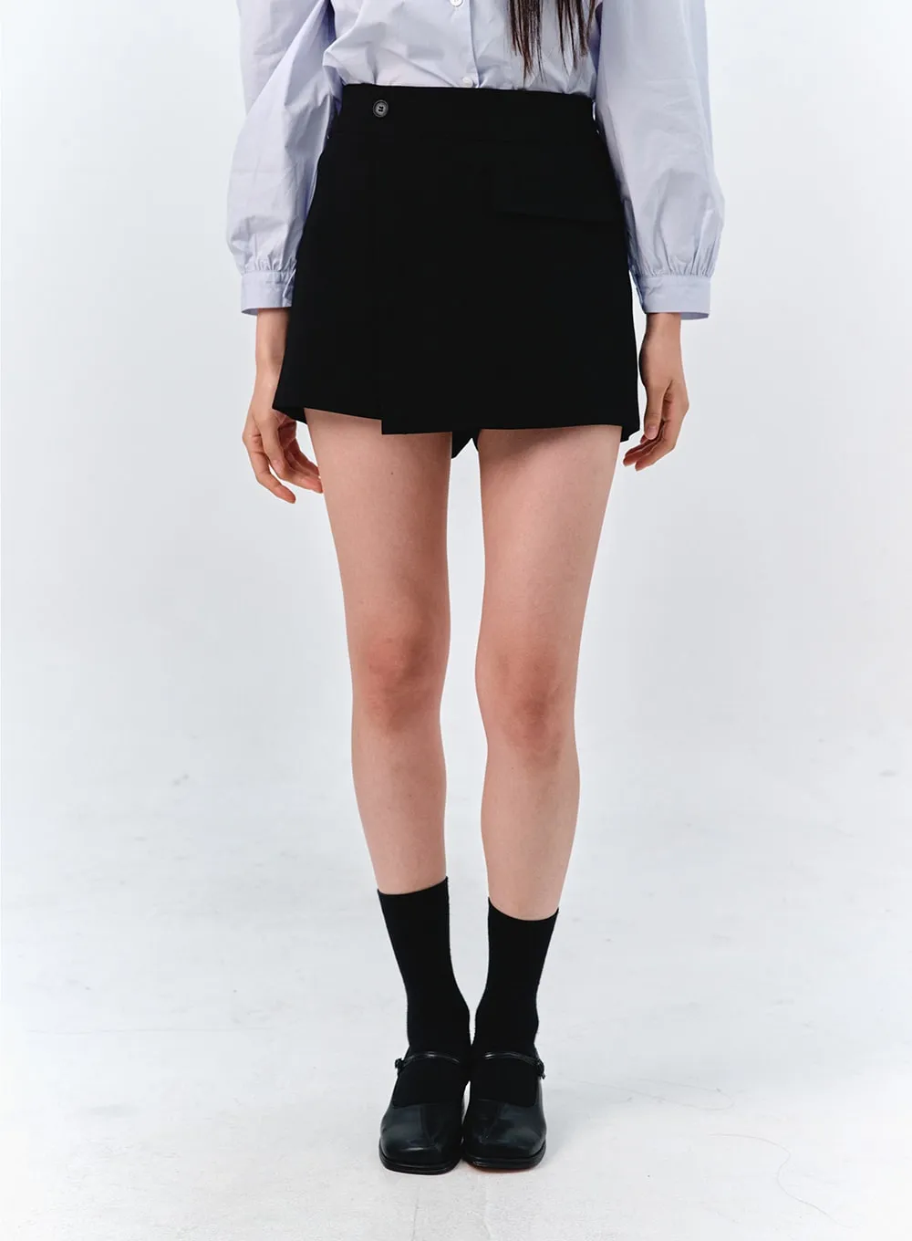 Front Wrap Mini Skort OO316