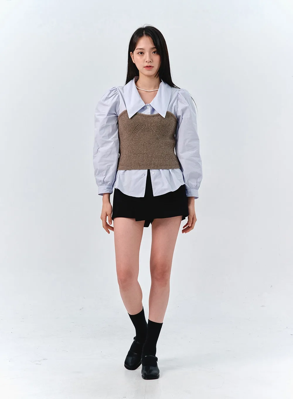 Front Wrap Mini Skort OO316
