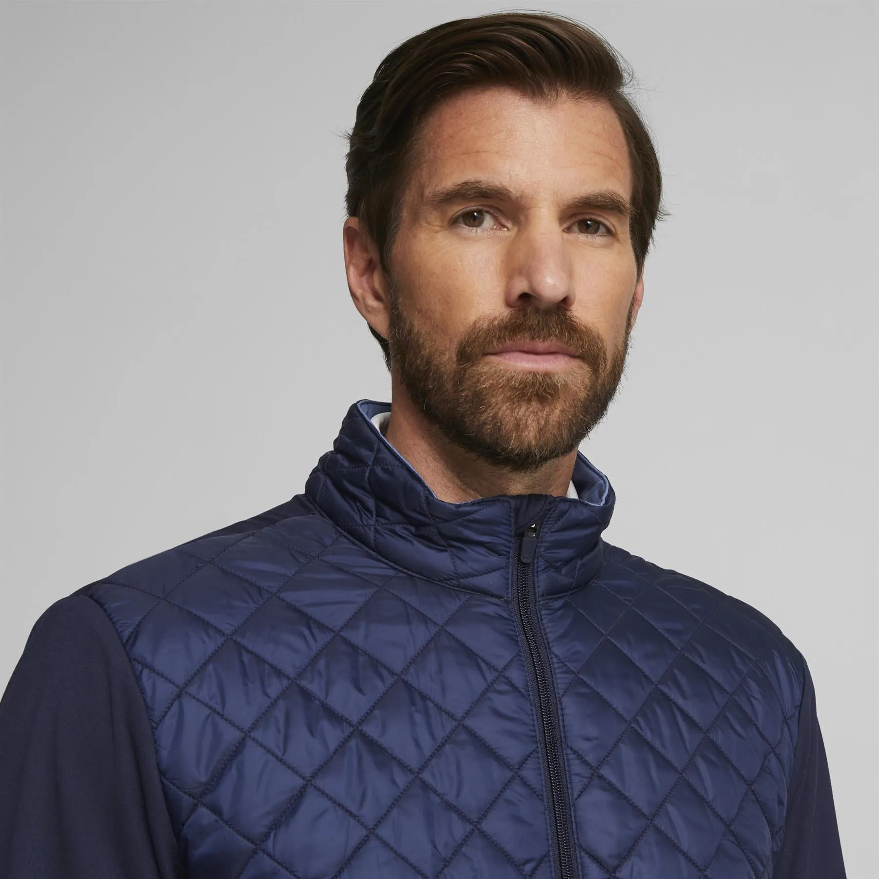 Frost Quilted Hybrid Jacket Navy Blazer/Slate Sky - SS24
