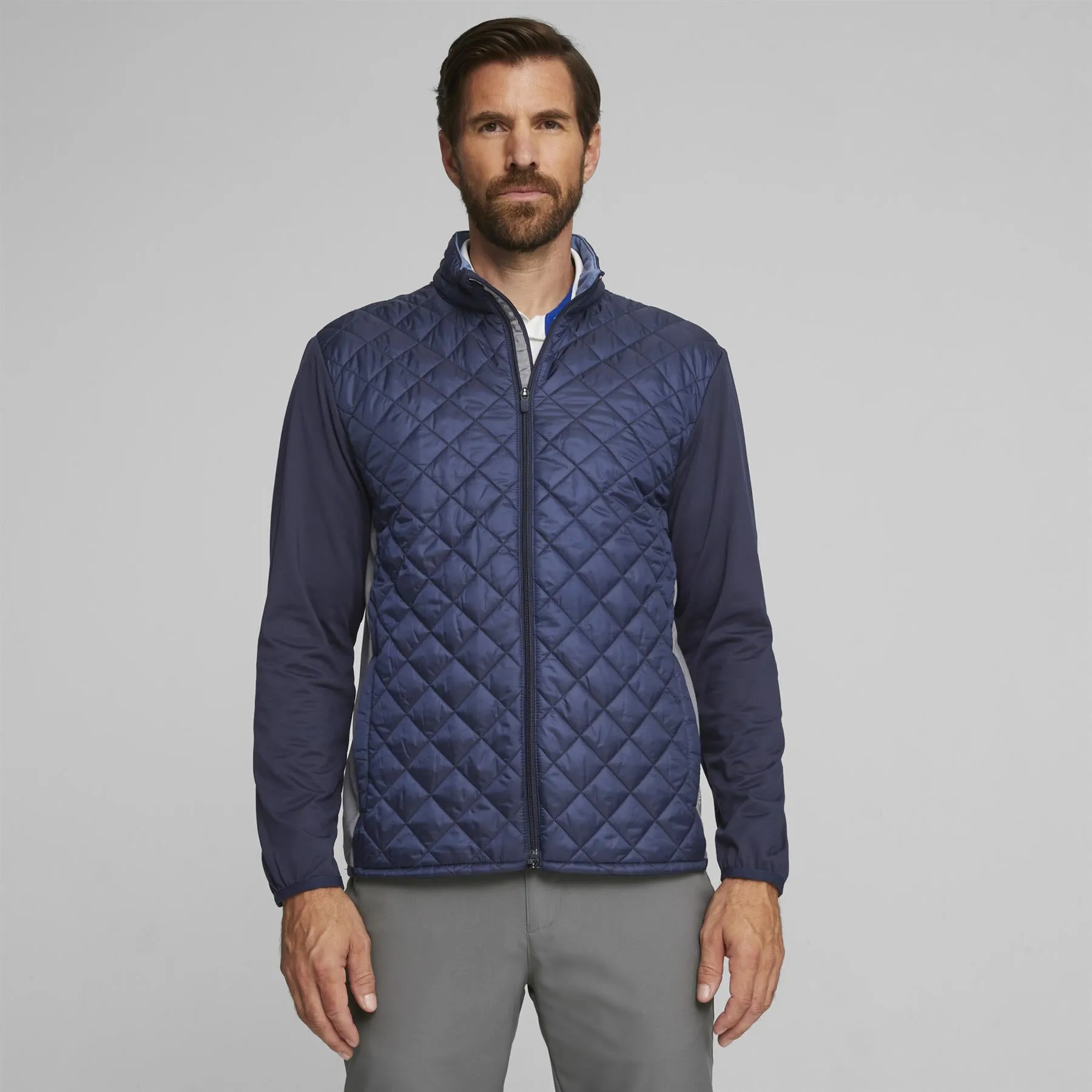 Frost Quilted Hybrid Jacket Navy Blazer/Slate Sky - SS24