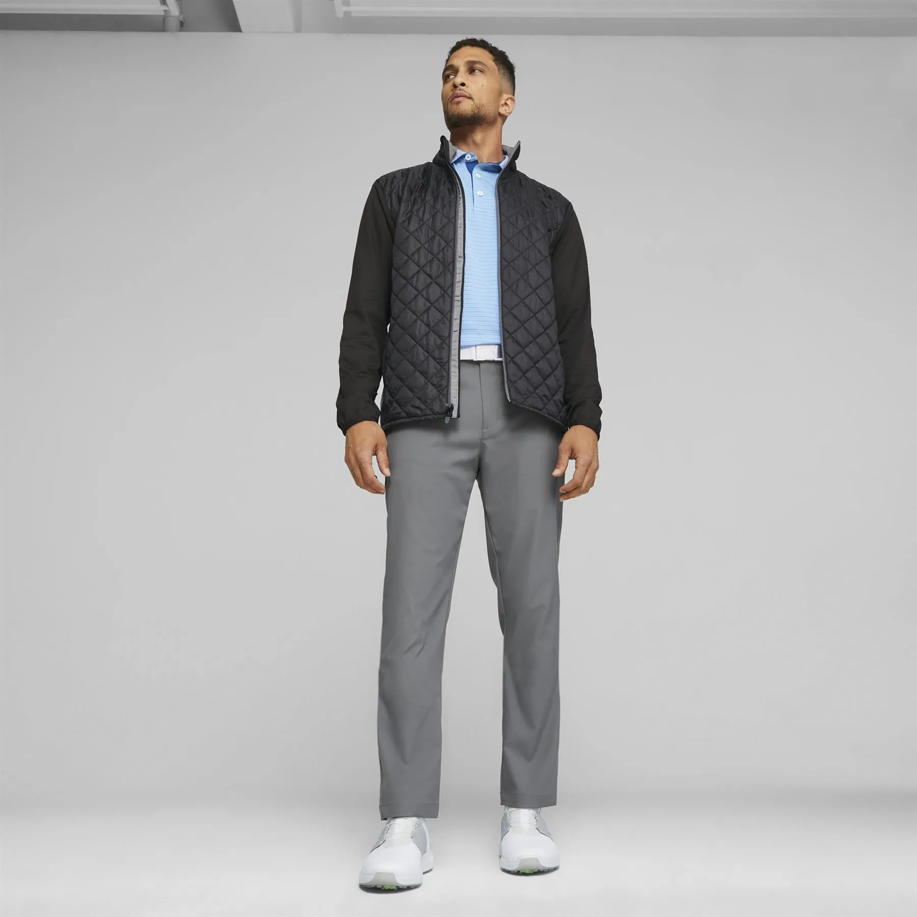 Frost Quilted Hybrid Jacket Puma Black/Slate Grey - SS24