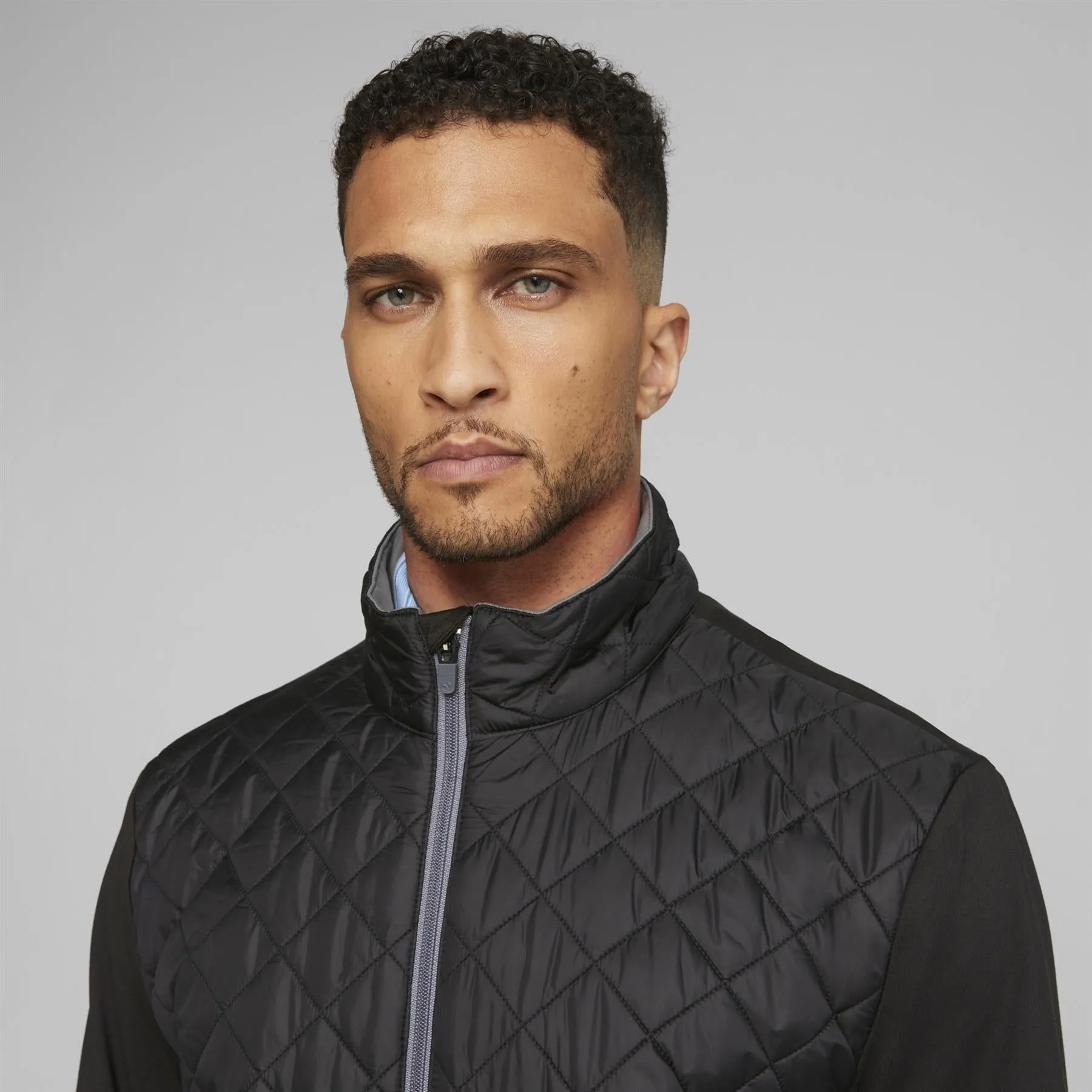 Frost Quilted Hybrid Jacket Puma Black/Slate Grey - SS24