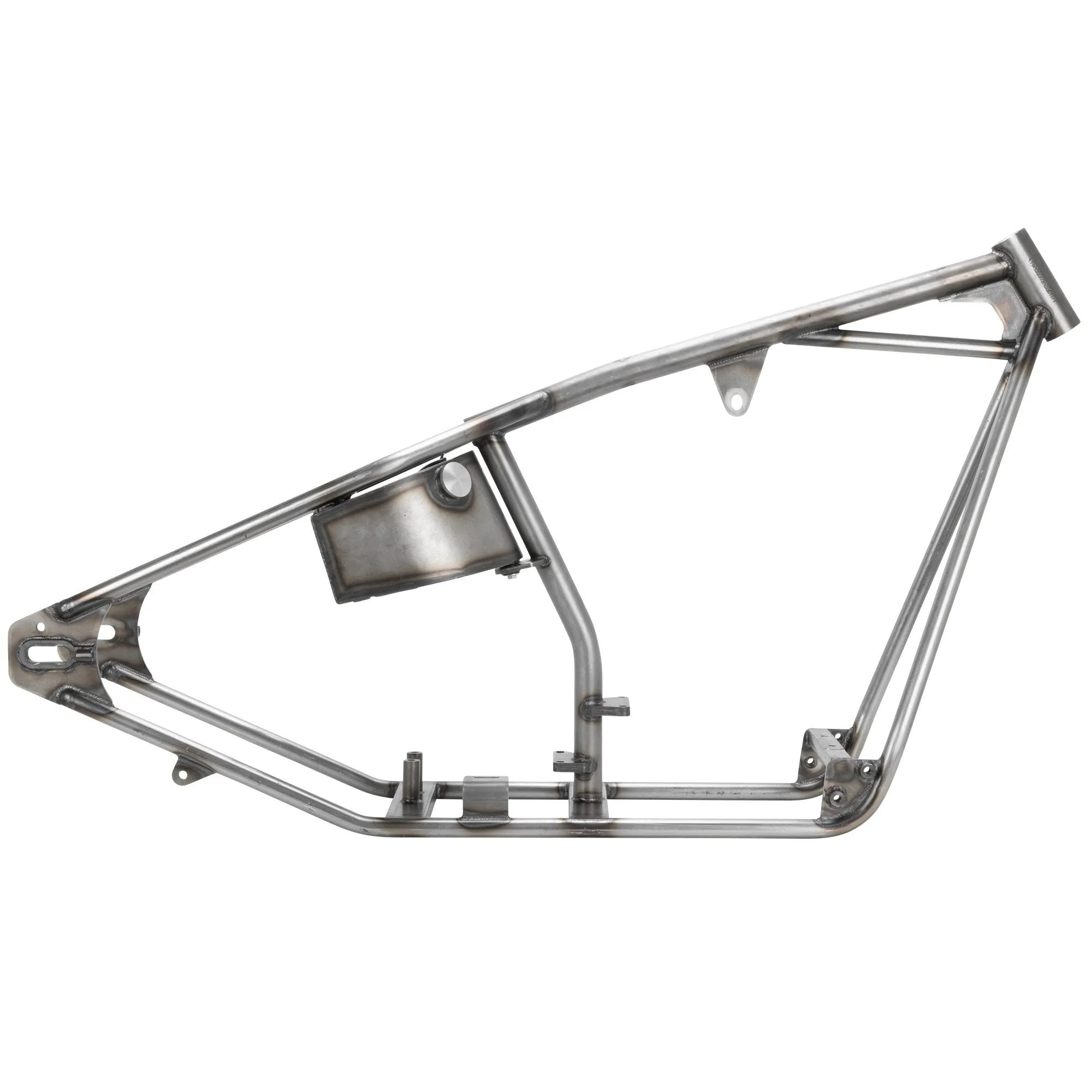 Full Rigid Frame 1936-1999 Harley-Davidson Big Twin 5 Speed - Frisco Tank Mounts - Horseshoe Oil Tank