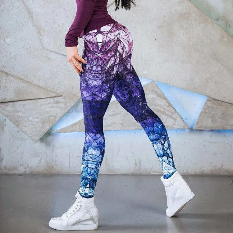 Funki Buys | Pants | Women's Geometric Workout Yoga Pants