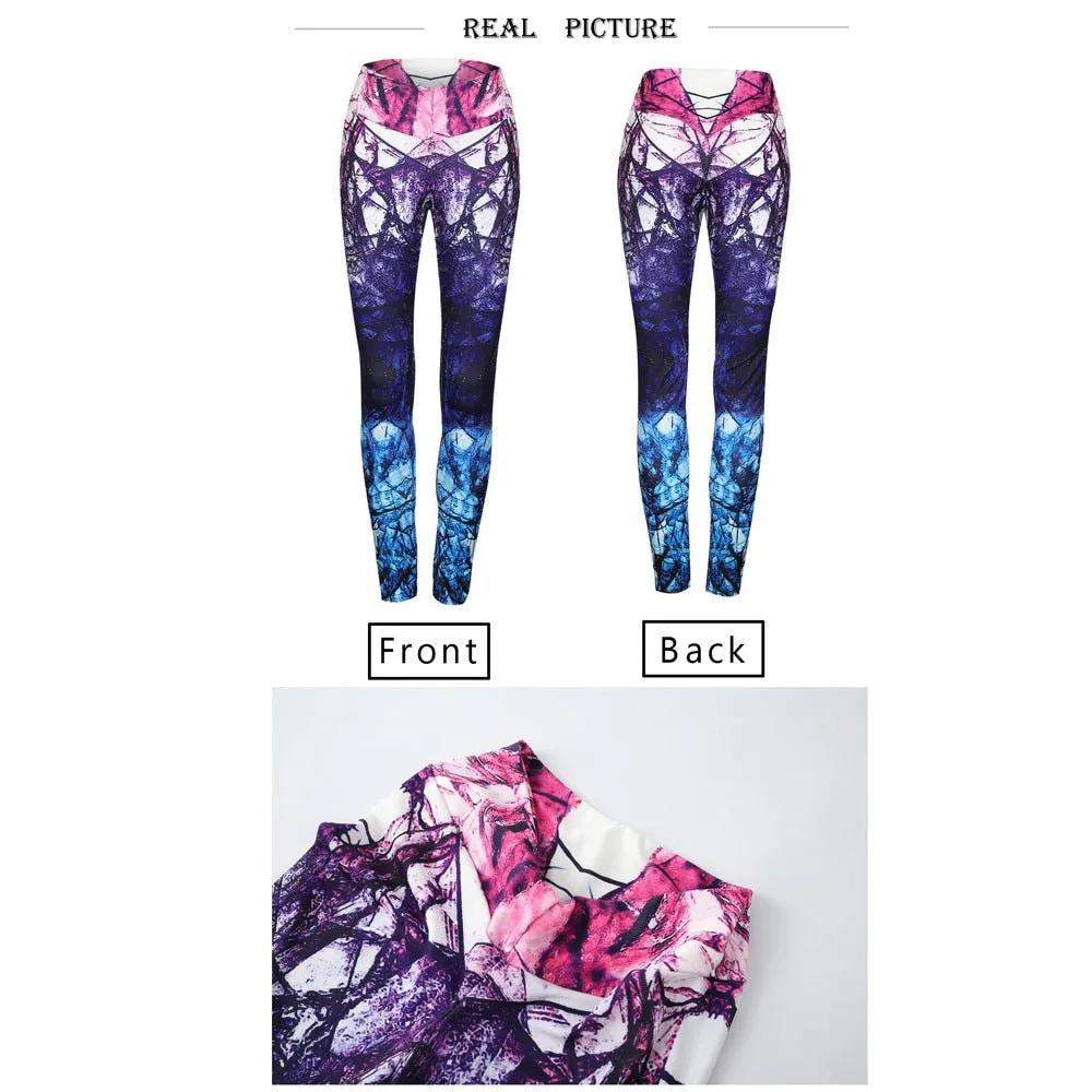 Funki Buys | Pants | Women's Geometric Workout Yoga Pants