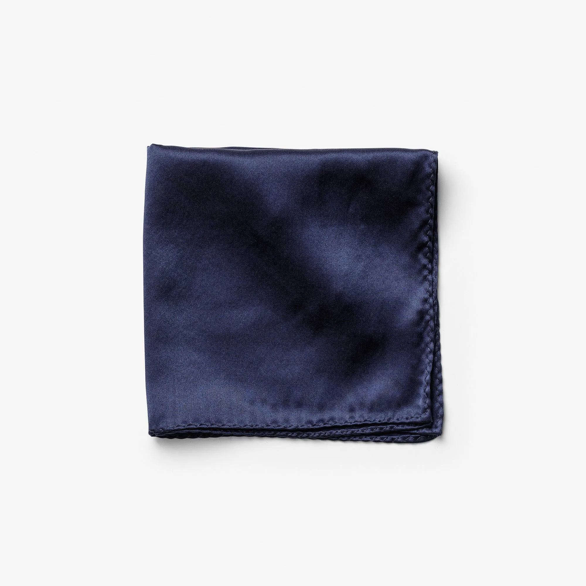 Giftbox Solid Hankie & Lapel Pin Navy