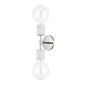 Hudson Valley Lighting Asime Wall Sconce – Polished Nickel