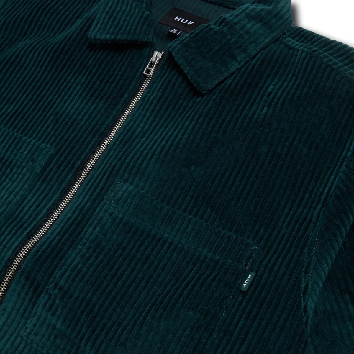Huf Two Tone Corduroy Zip Shirt Jacket - Sycamore