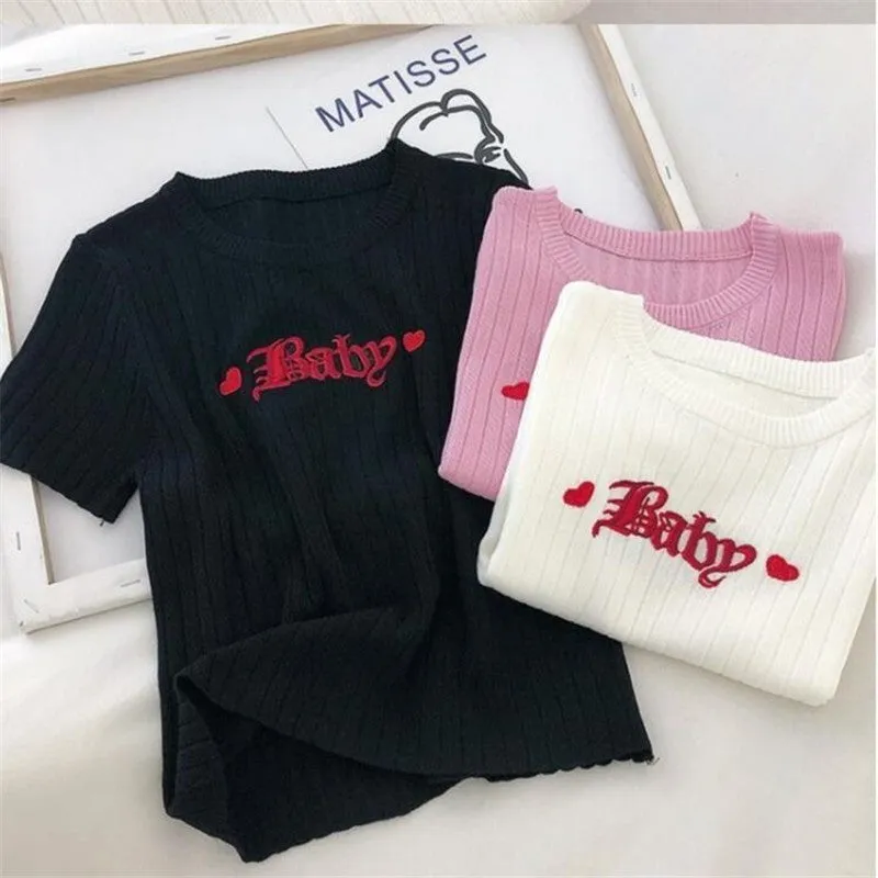 Knit Baby Crop Top