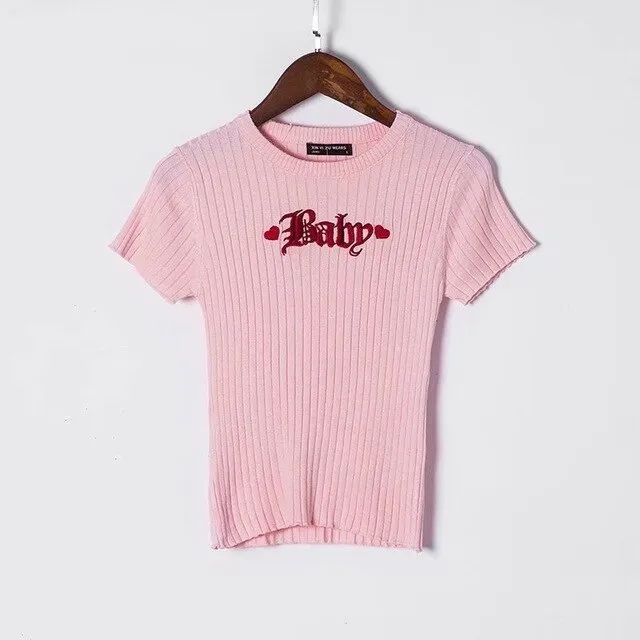 Knit Baby Crop Top