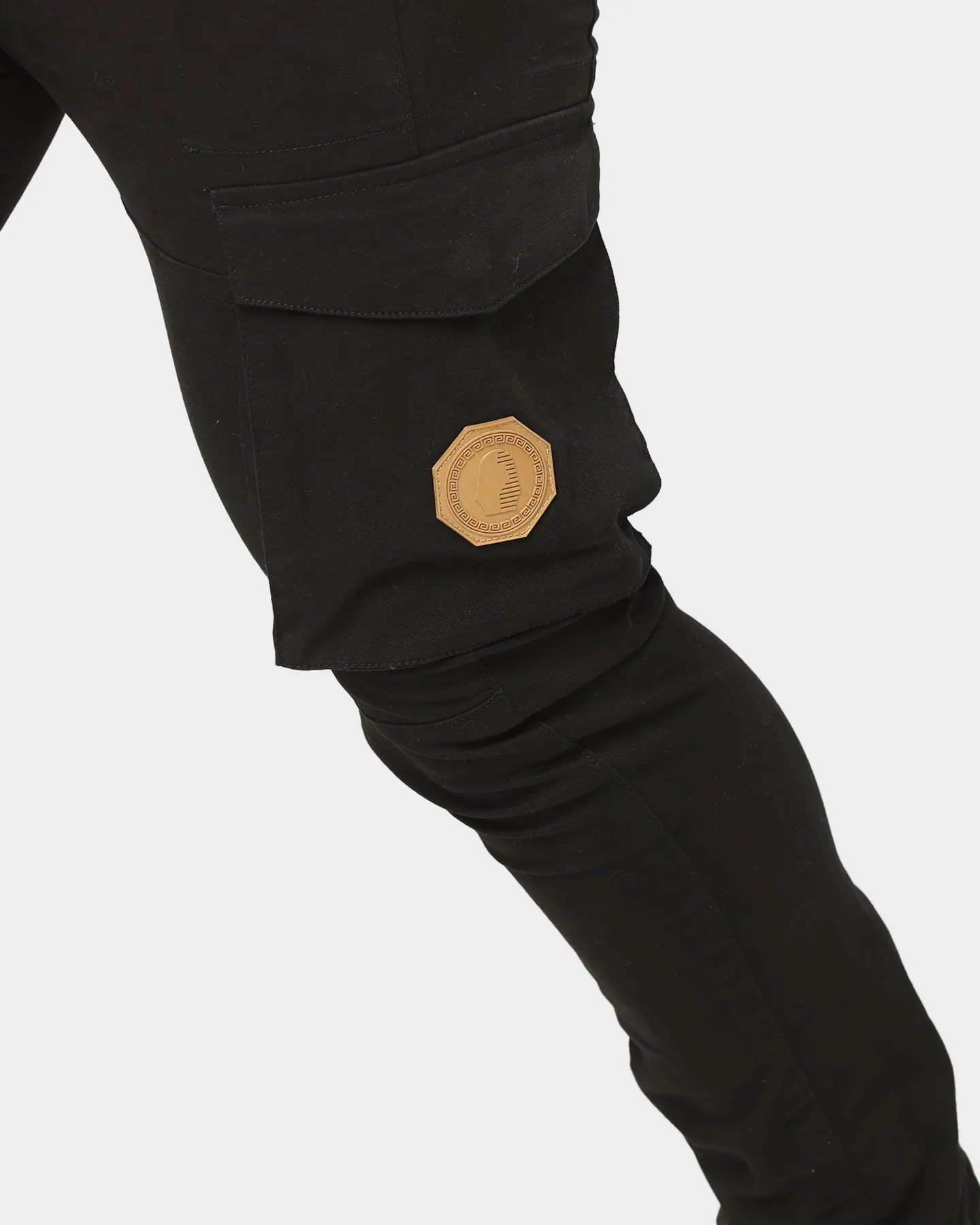 Last Kings Metallic Joggers Black