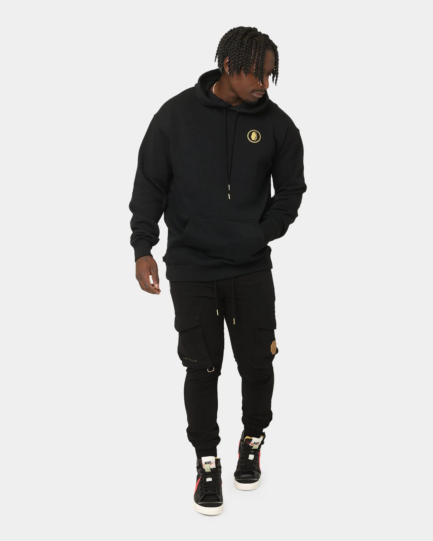 Last Kings Metallic Joggers Black