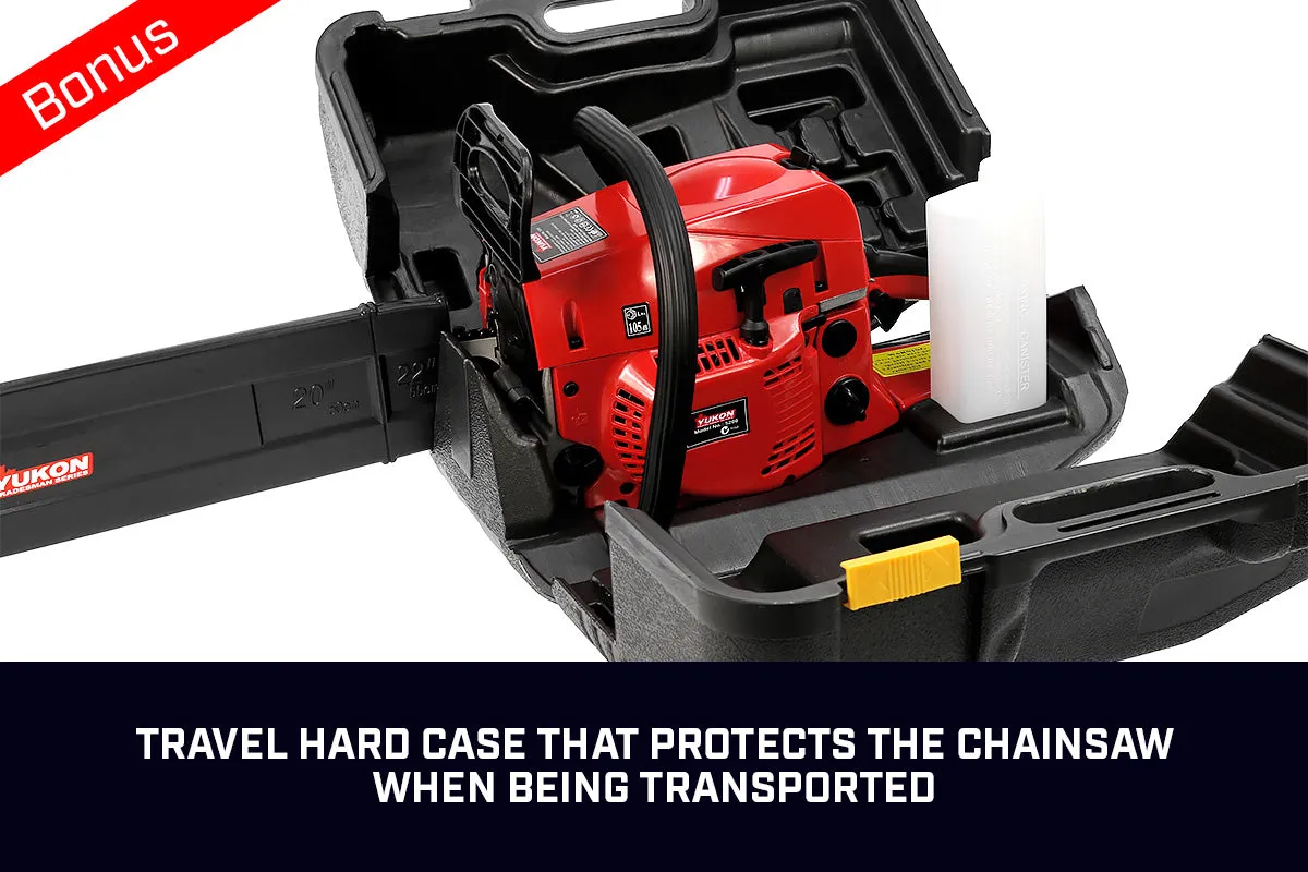 NNEDPE Yukon 52cc 22in Tradesman Series Chainsaw with Case