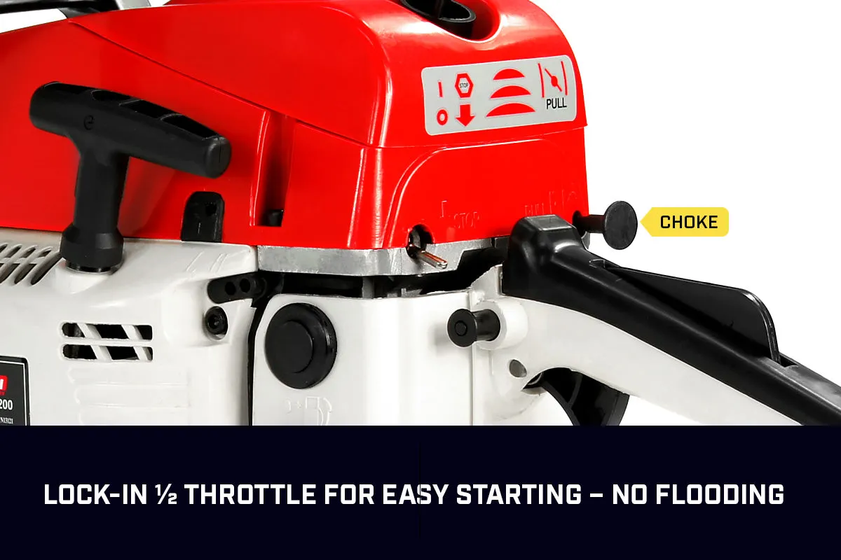 NNEDPE Yukon 52cc 22in Tradesman Series Chainsaw with Case