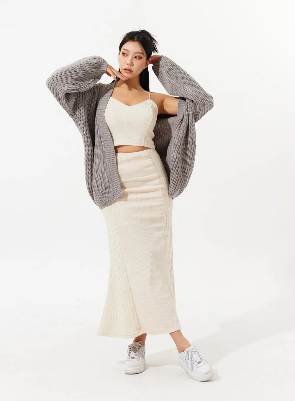 Oversized Knit Cardigan IM309