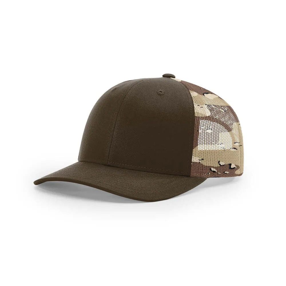Richardson 112PM Classic Printed Mesh Trucker Hat