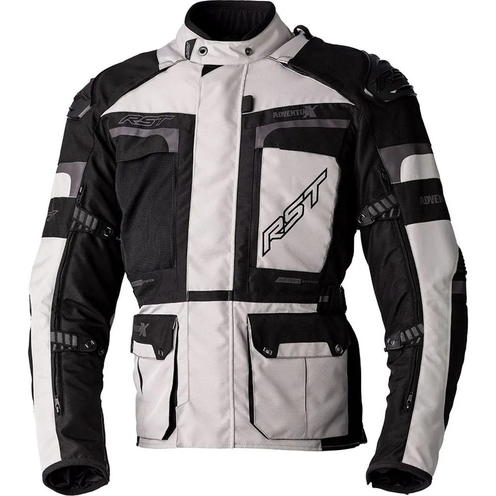 RST Pro Series Adventure-X CE Textile Jacket Silver / Black